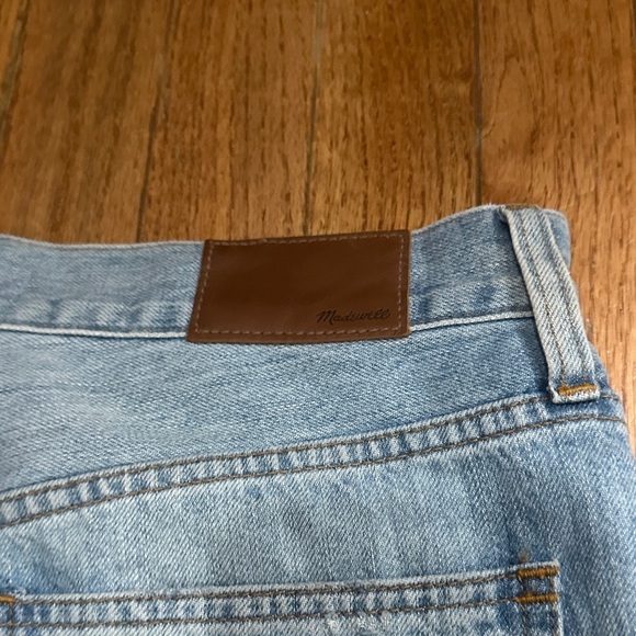 Madewell Light Blue Straight Leg Jeans Size 8 - Picture 5 of 11